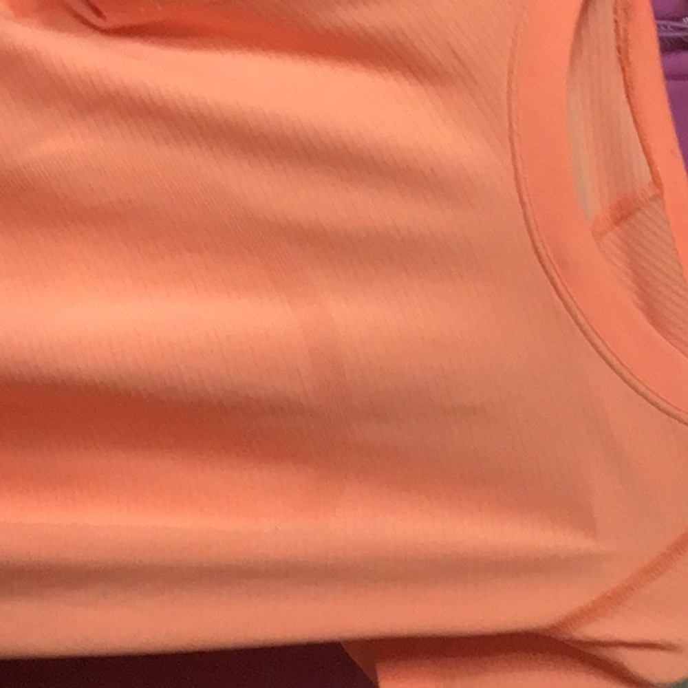 Orange lululemon shirt